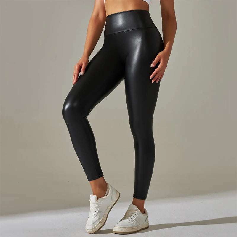 Women's Leggings - High Waisted - Tight Fit